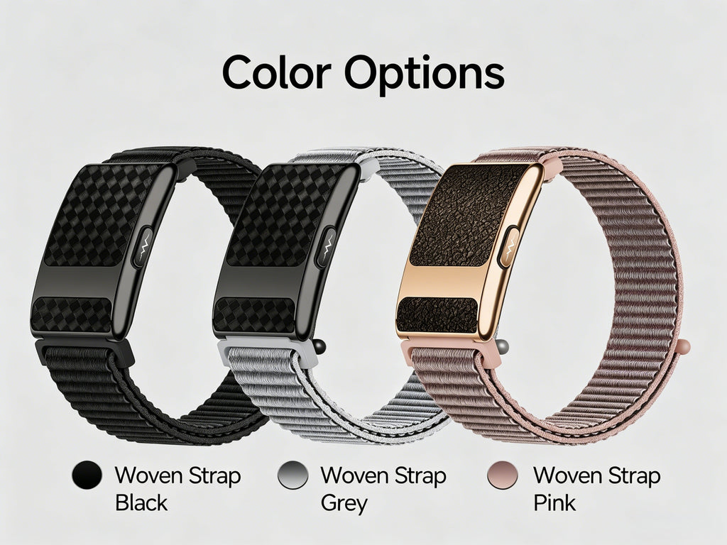 Screenless ECG Fitness Tracker, Independent Triple Sensors Built-in GPS Activity Band, IP68 Waterproof Health Watch Monitor ECG, Heart Rate, SpO2, Sleep & Women Cycle, 7-15 Days Battery, Multi-Language APP with Family Data Sharing