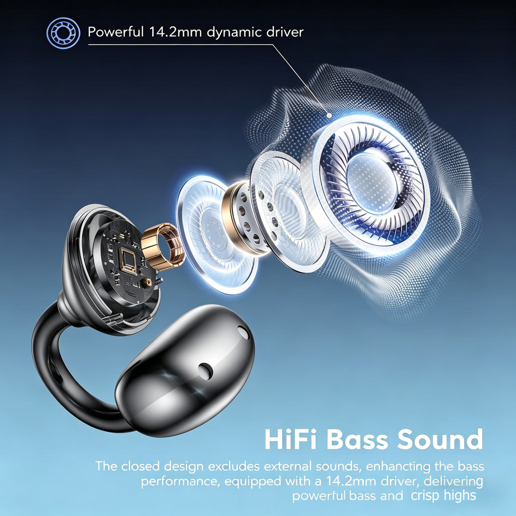 Open Ear AI Real-Time Translation Bluetooth Earbuds | Support 144 Languages