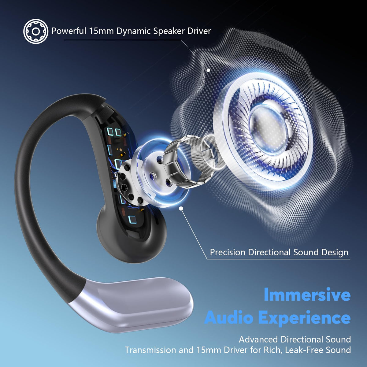 Open Ear AI Real-Time Translation Bluetooth Earbuds | Support 144 Languages